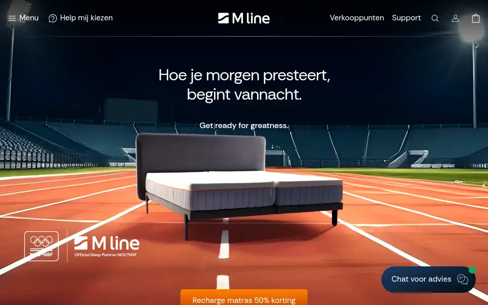 Screenshot of mline.nl