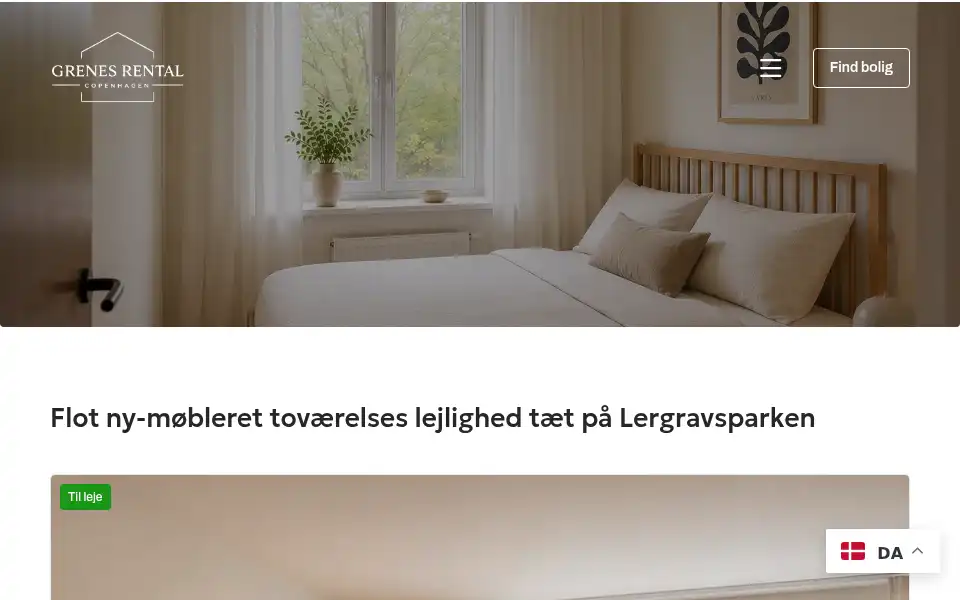 Screenshot of mmliving.dk