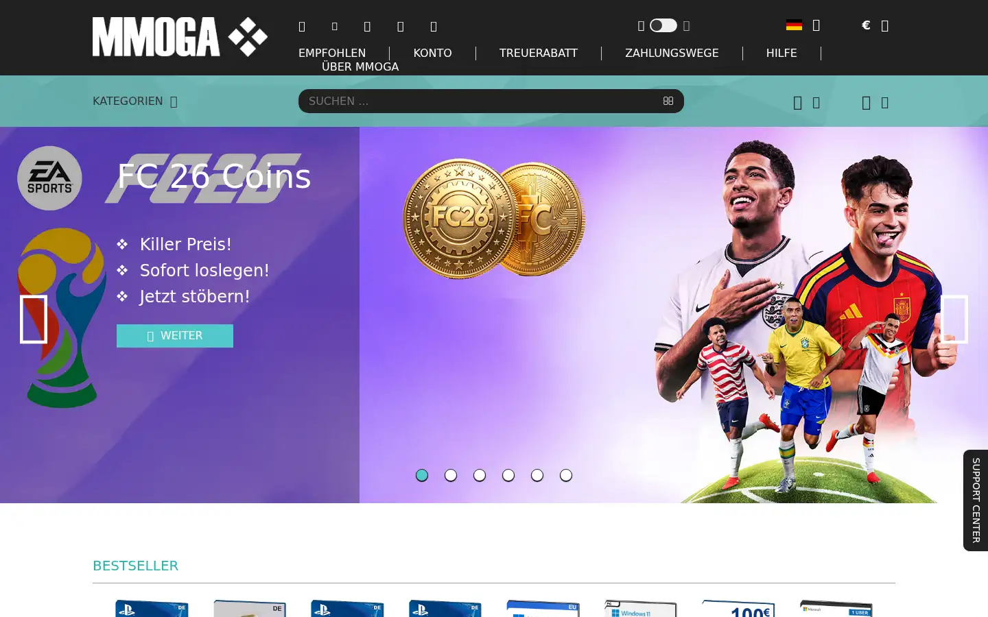 Screenshot of mmoga.net