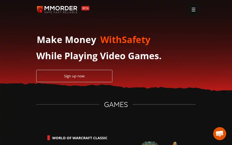 Screenshot of mmorder.com