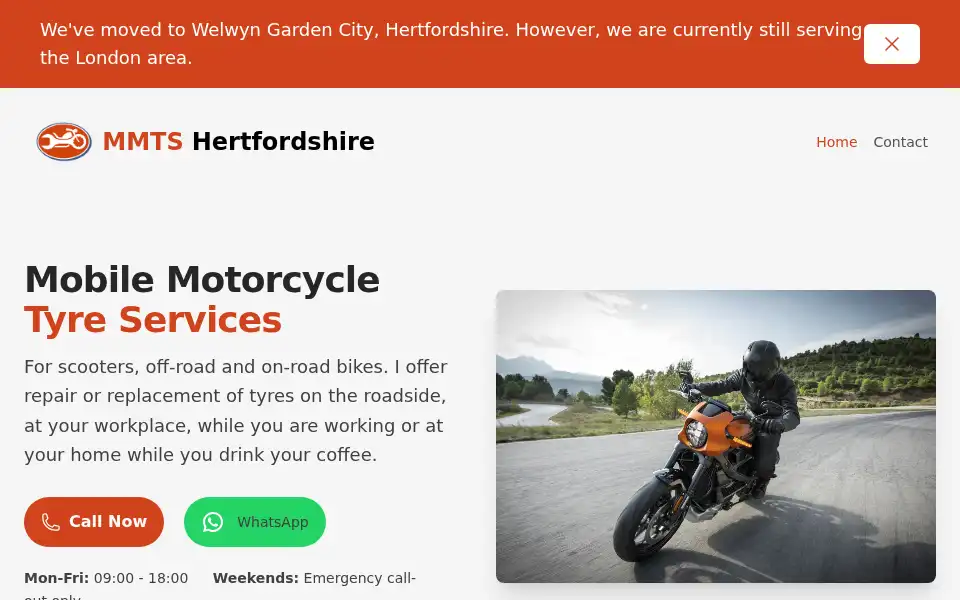 Screenshot of mmtslondon.co.uk