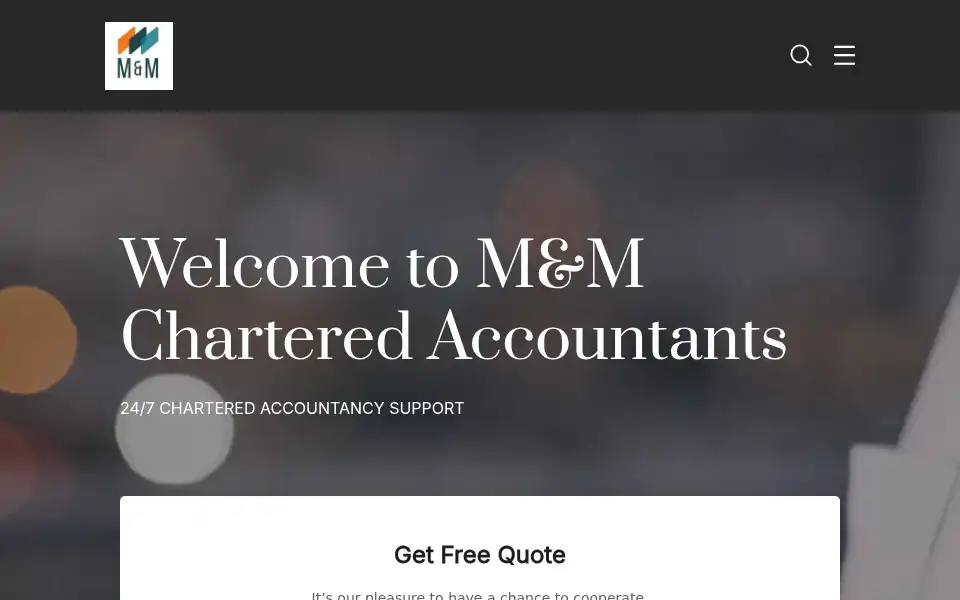 Screenshot of mnmca.co.uk
