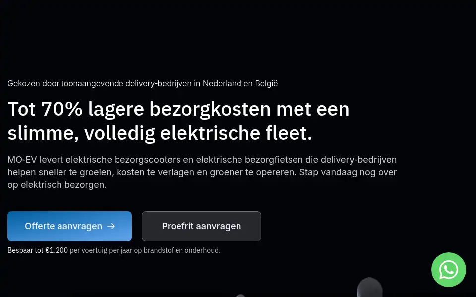Screenshot of mo-ev.nl