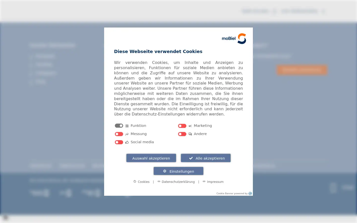 Screenshot of mobiel.de