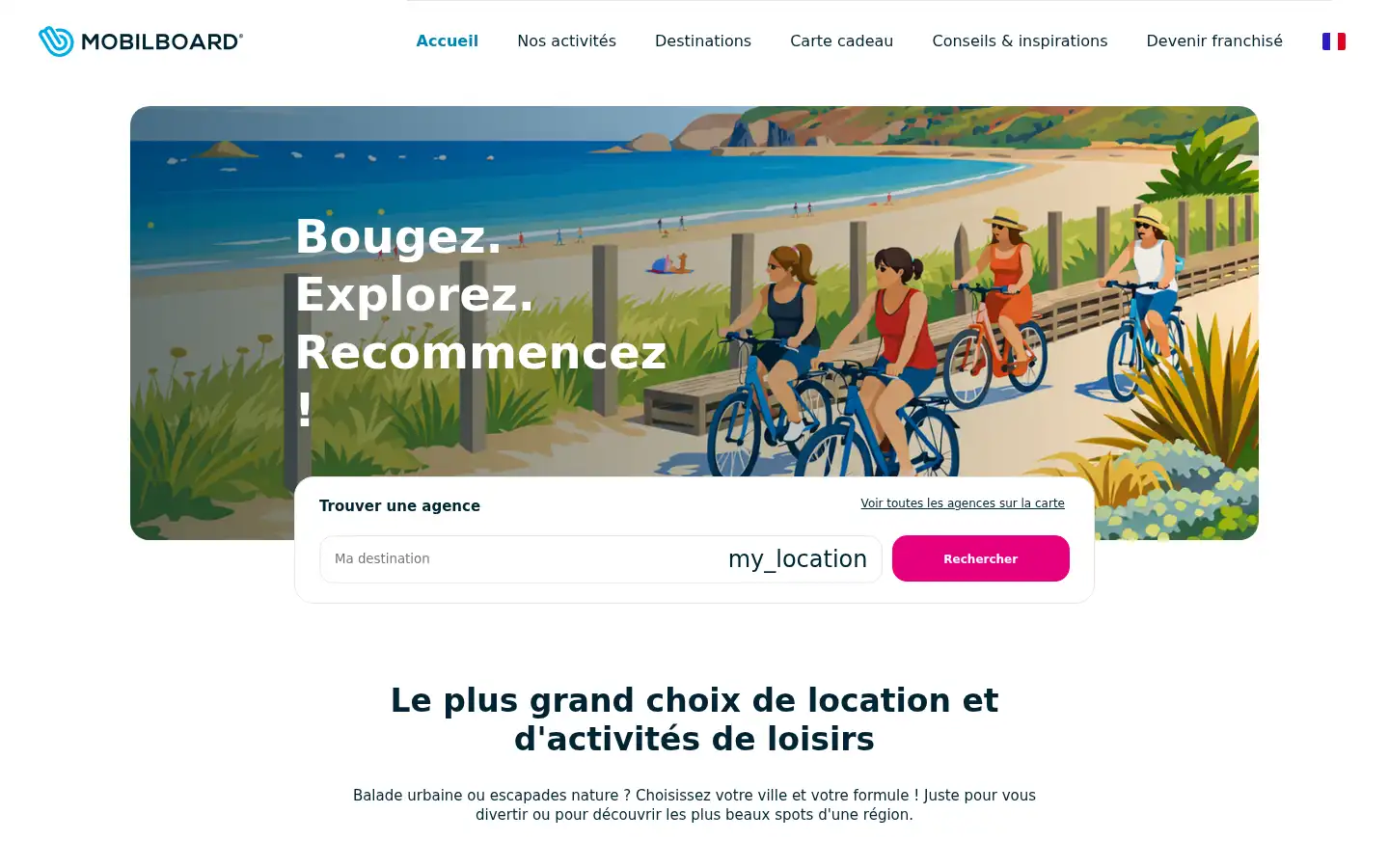 Screenshot of mobilboard.com