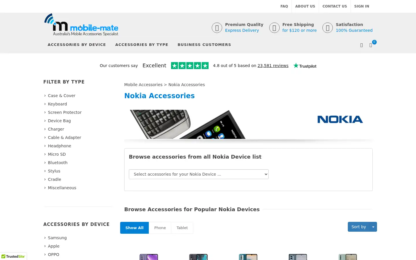 Screenshot of mobile-mate.com.au