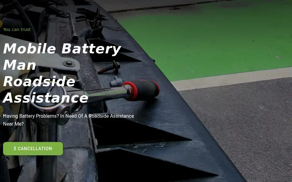 Screenshot of mobilebatteryman.com