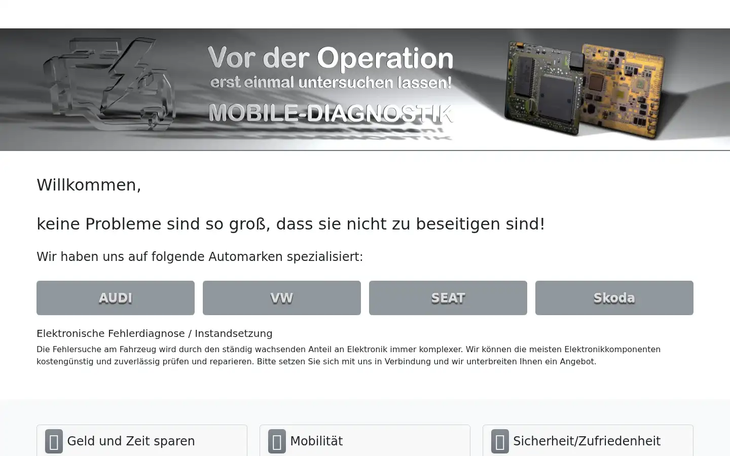 Screenshot of mobilediag.de