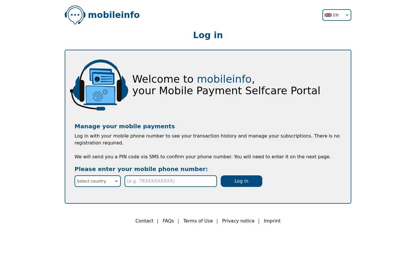 Screenshot of mobileinfo.biz