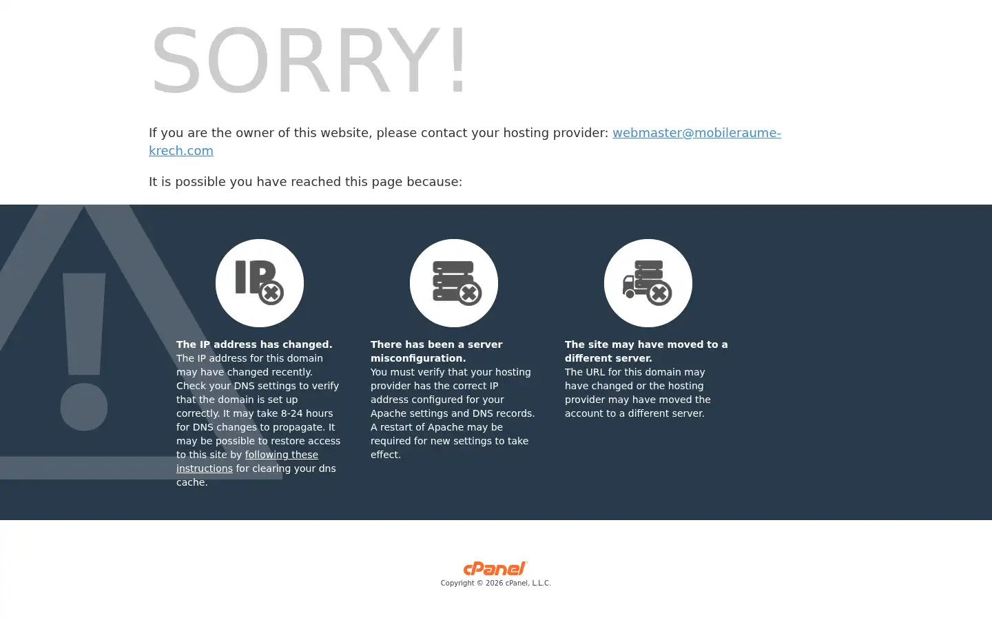 Screenshot of mobileraume-krech.com