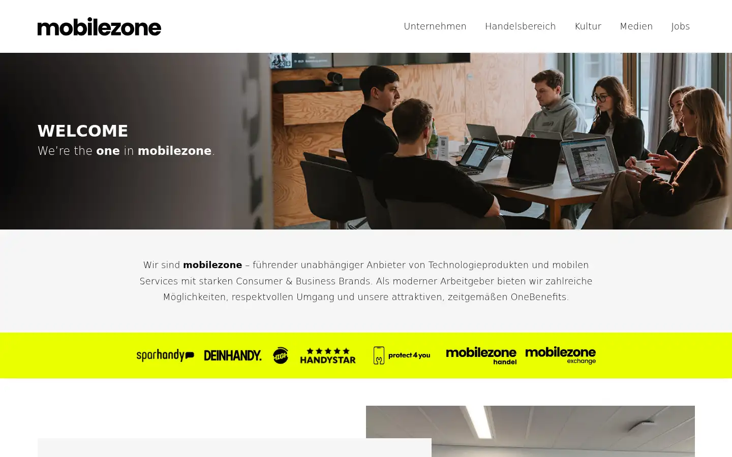 Screenshot of mobilezone.org
