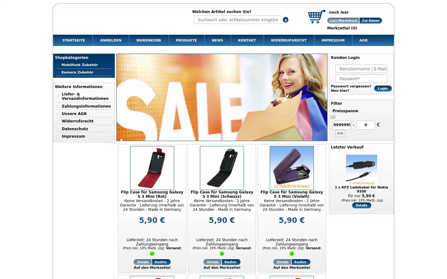 Screenshot of mobilfunk-krause.de