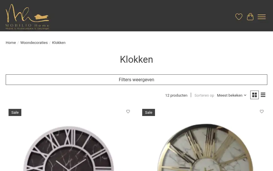 Screenshot of mobiliohome.nl