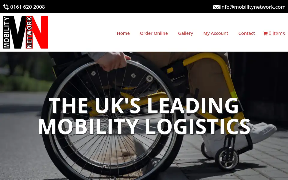 Screenshot of mobilitynetwork.com