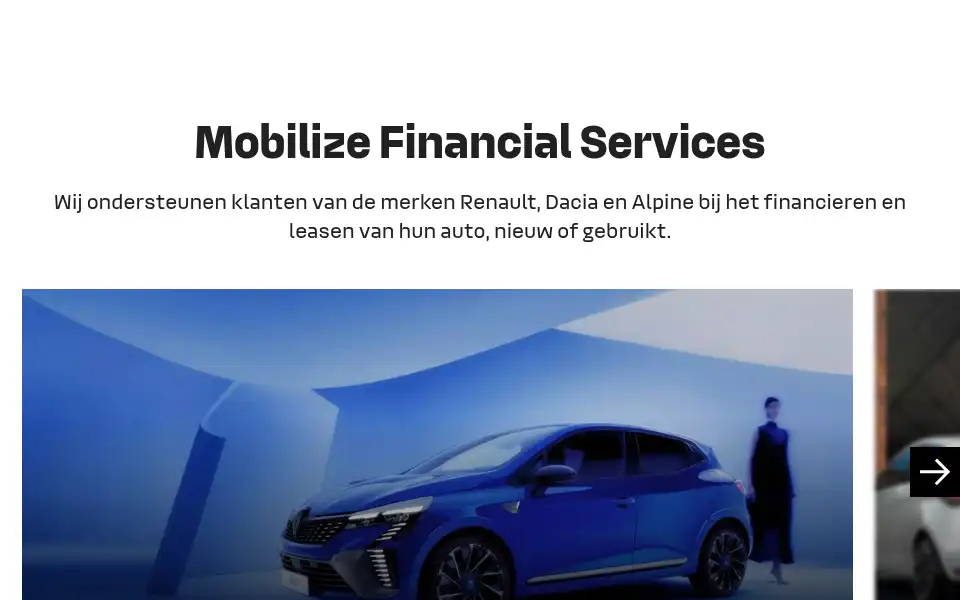 Screenshot of mobilize-fs.nl