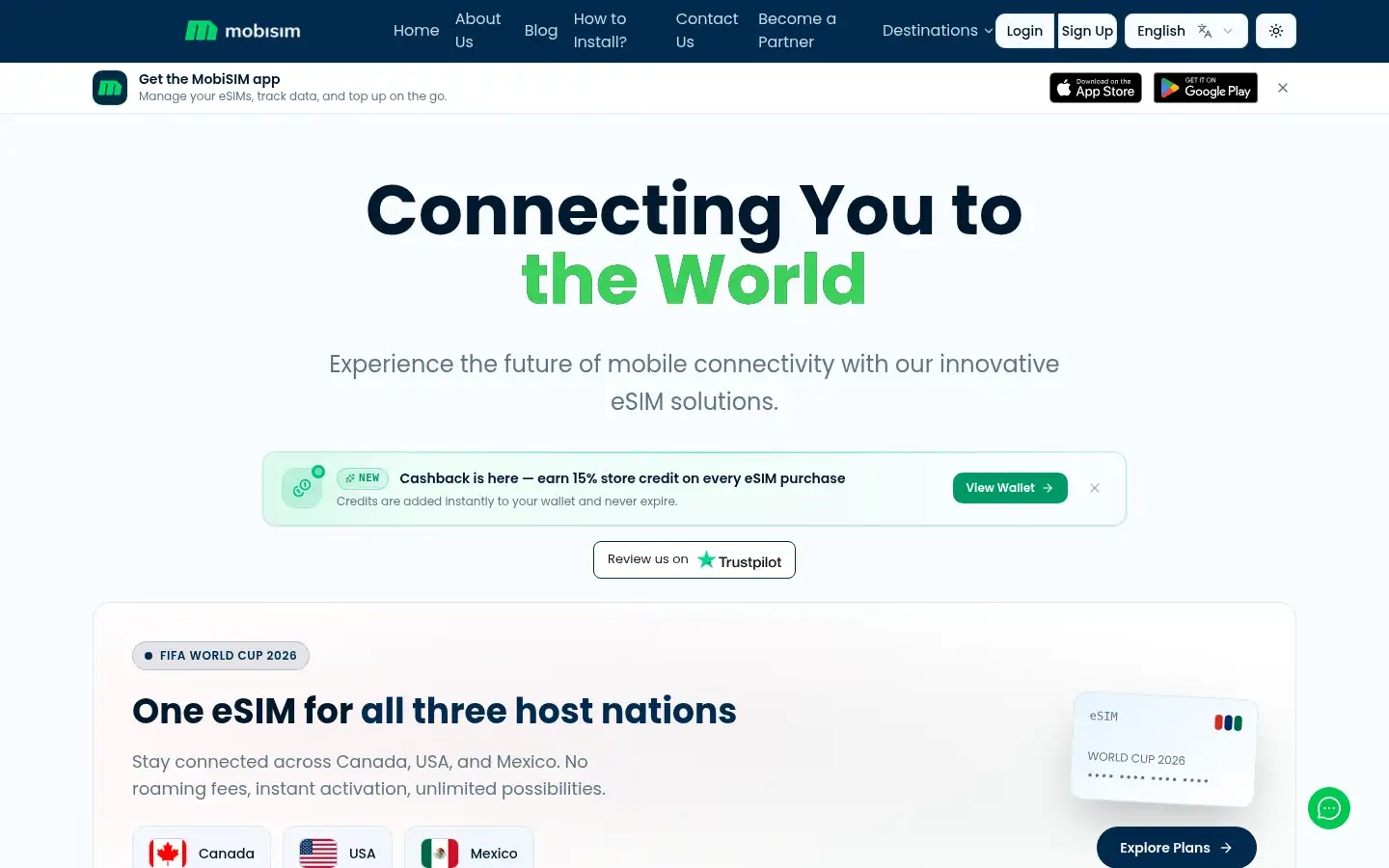 Screenshot of mobisim.com