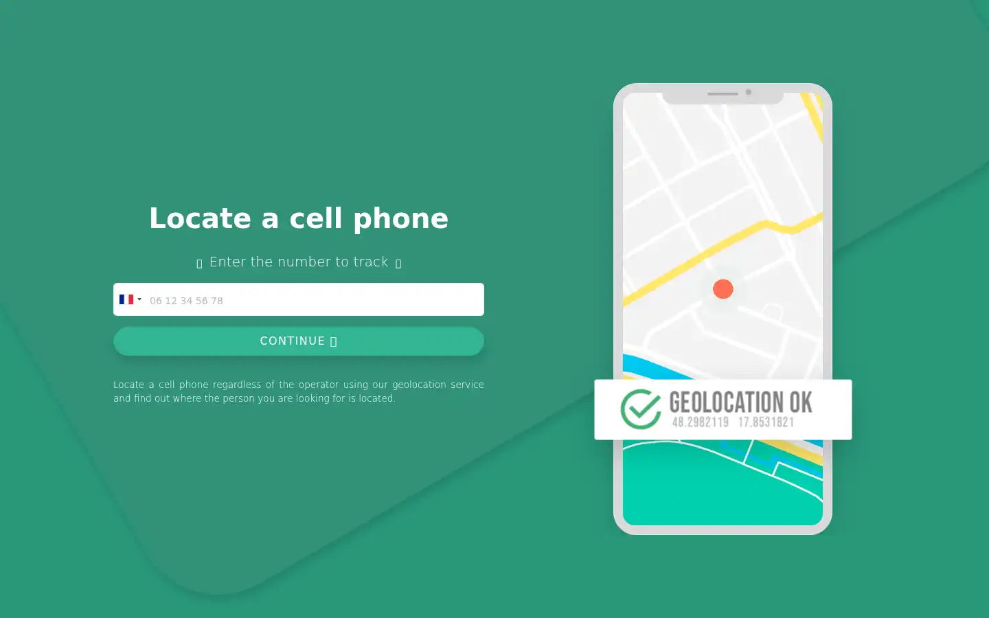 Screenshot of moblocate.com
