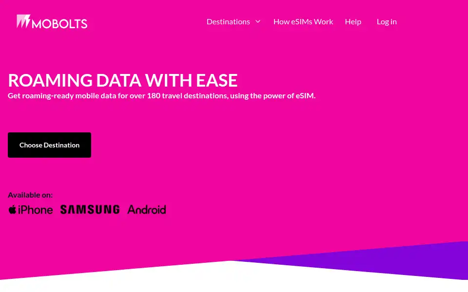 Screenshot of mobolts.com