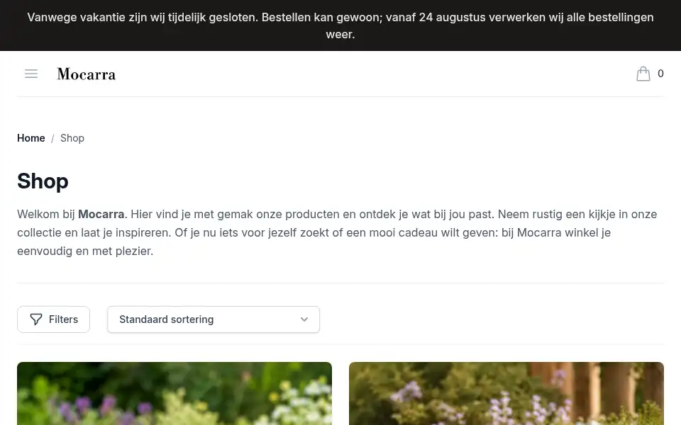 Screenshot of mocarra.nl