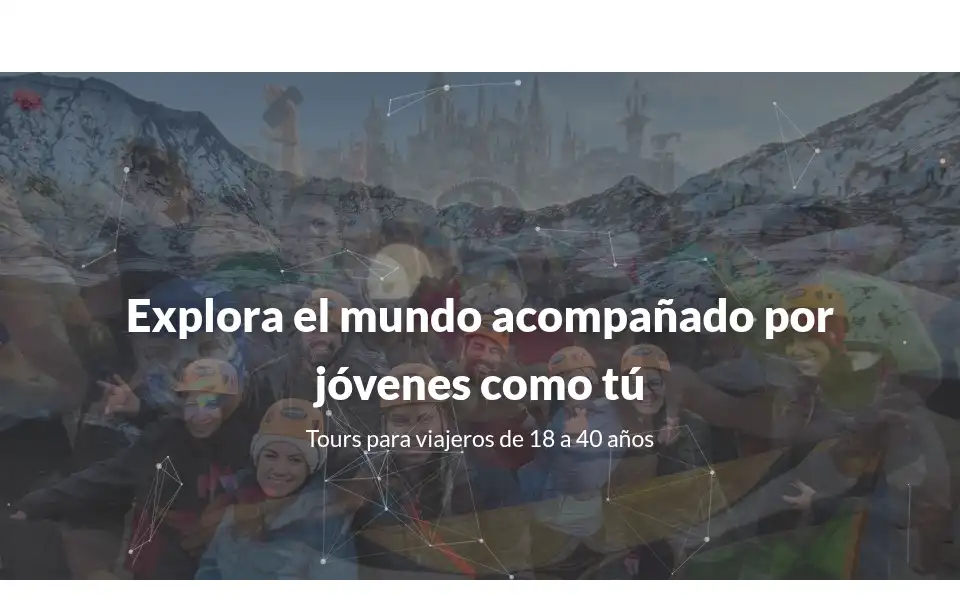 Screenshot of mochileros.com.mx