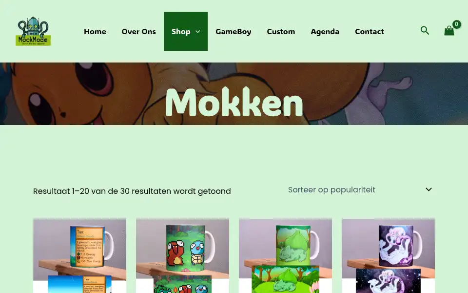 Screenshot of mockmode.store