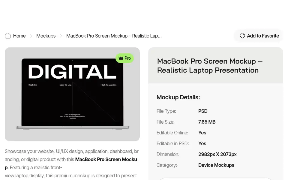 Screenshot of mockuphive.com