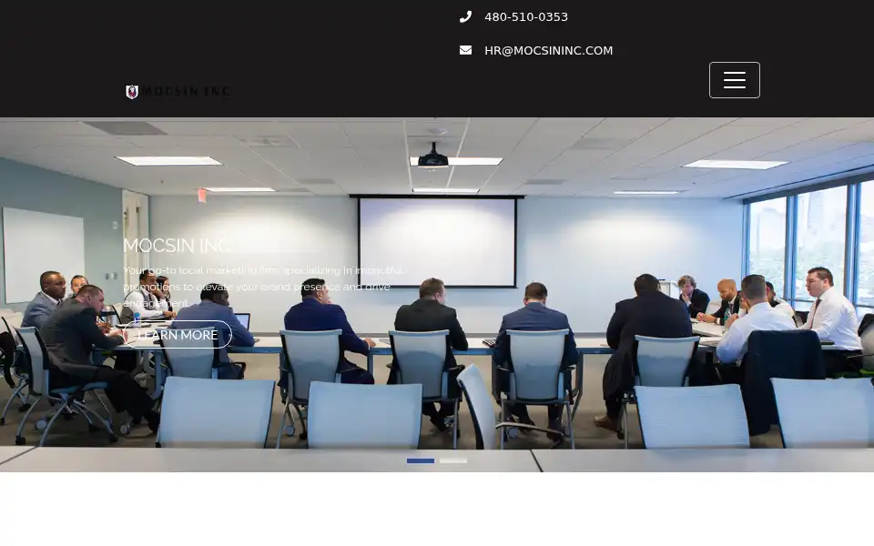 Screenshot of mocsininc.com