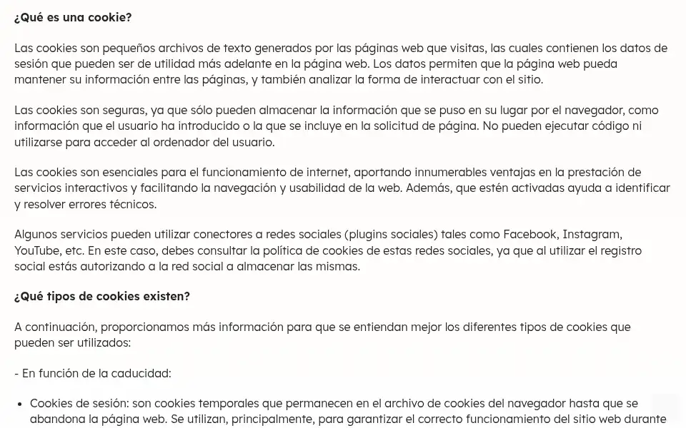 Screenshot of modacris.es