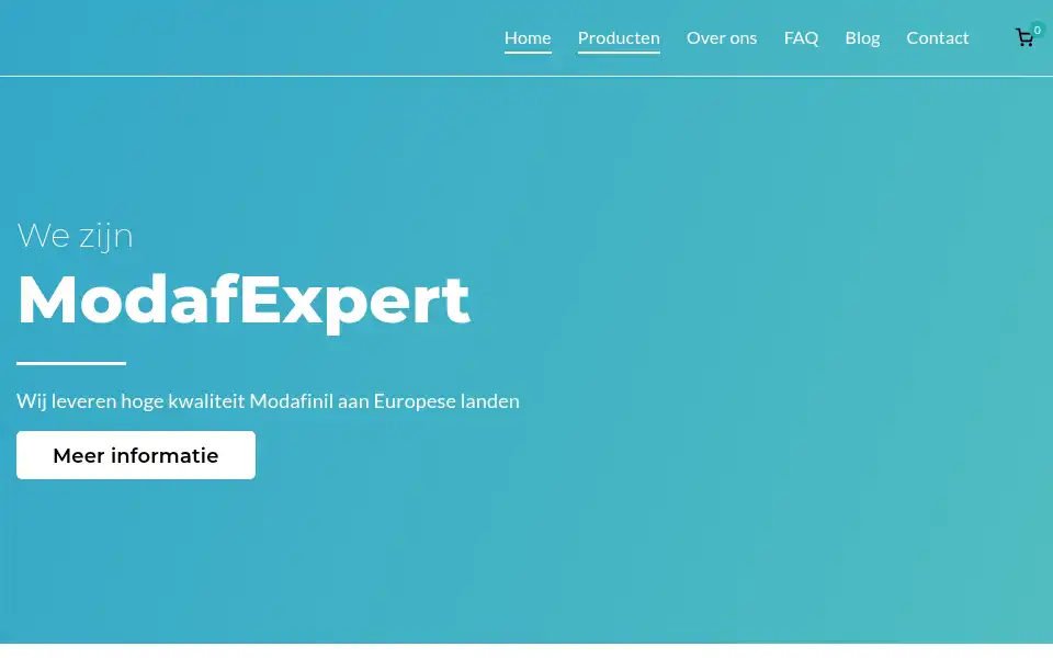 Screenshot of modafexpertnl.com