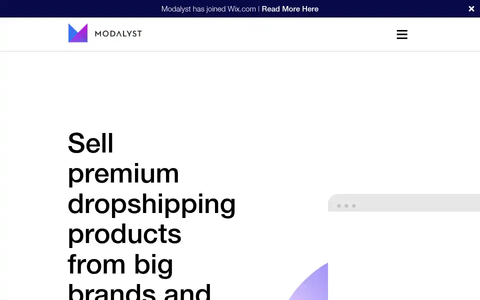 Screenshot of modalyst.co