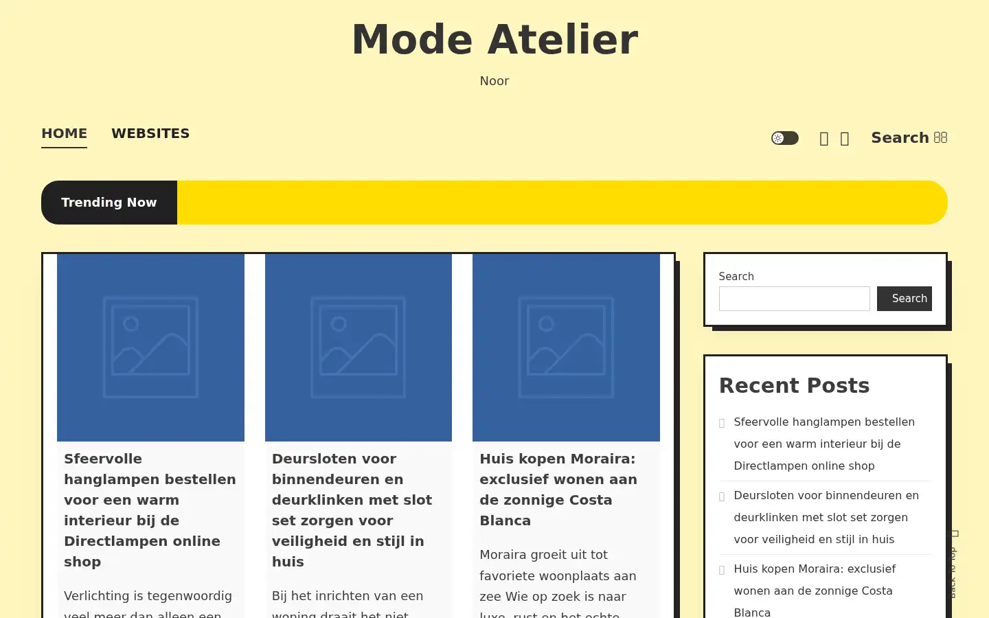 Screenshot of modeatelier-noor.nl