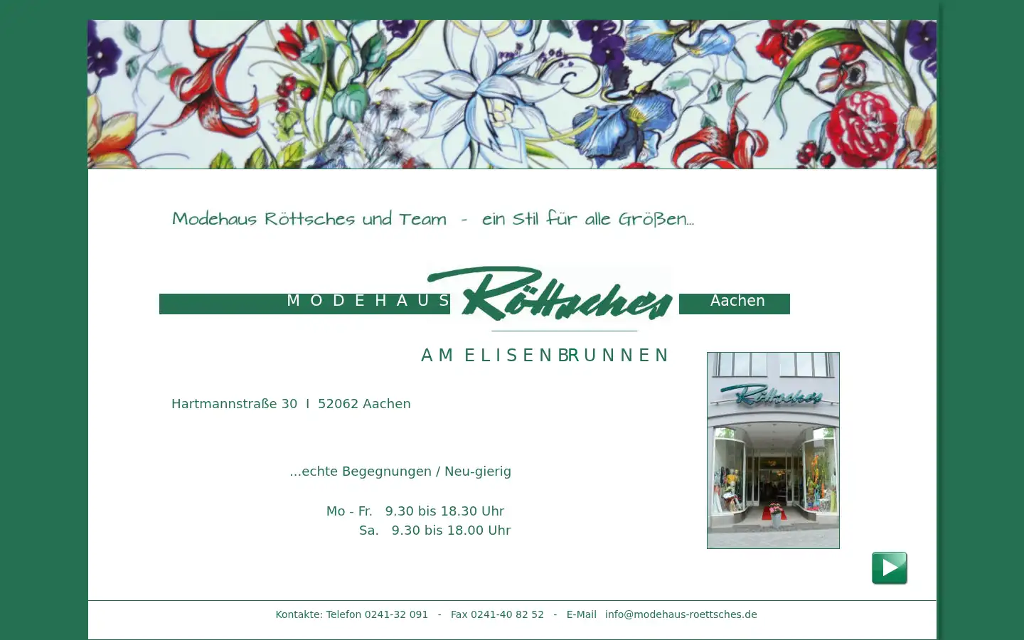 Screenshot of modehaus-roettsches.de