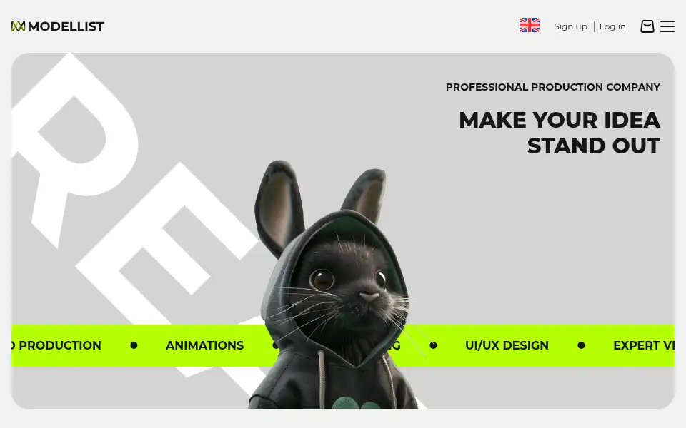 Screenshot of modellistdigital.com