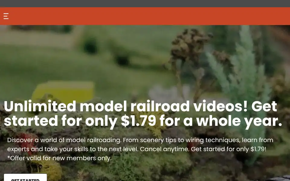 Screenshot of modelrailroadacademy.com
