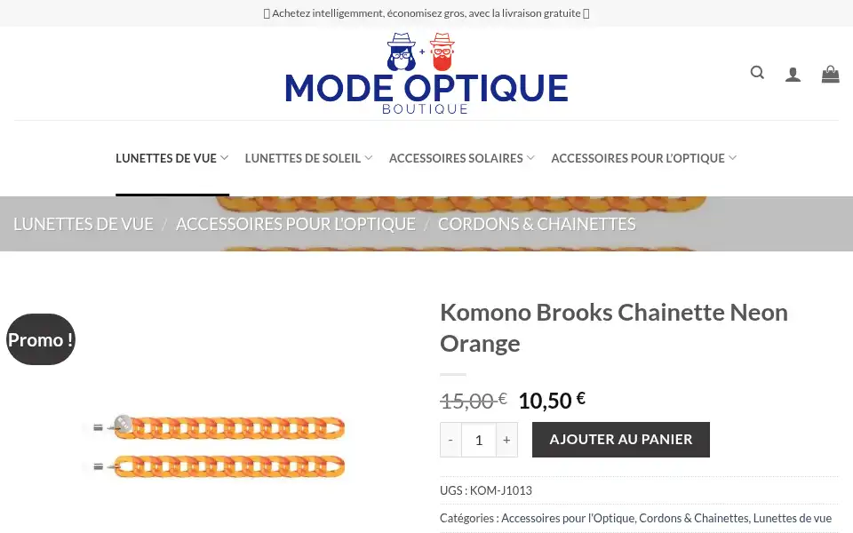 Screenshot of modelunettes.com