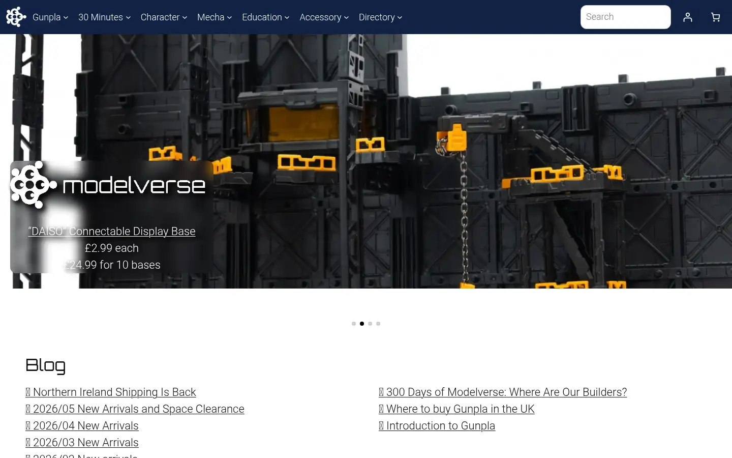 Screenshot of modelverse.co.uk
