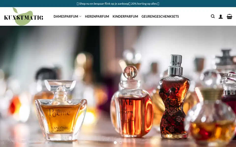 Screenshot of modeparfumwinkel.com