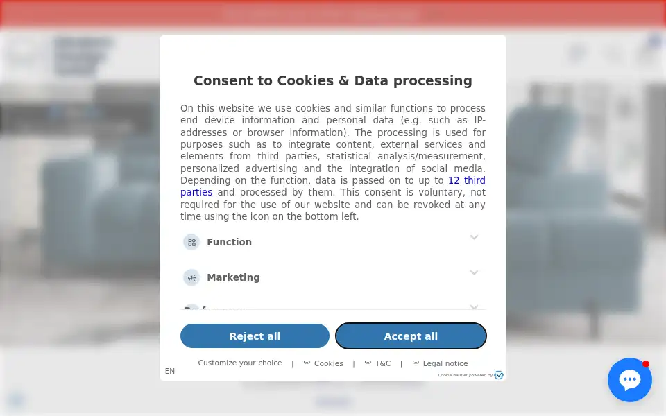 Screenshot of moderndesignsofas.co.uk