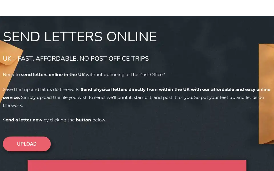 Screenshot of modernmail.co.uk