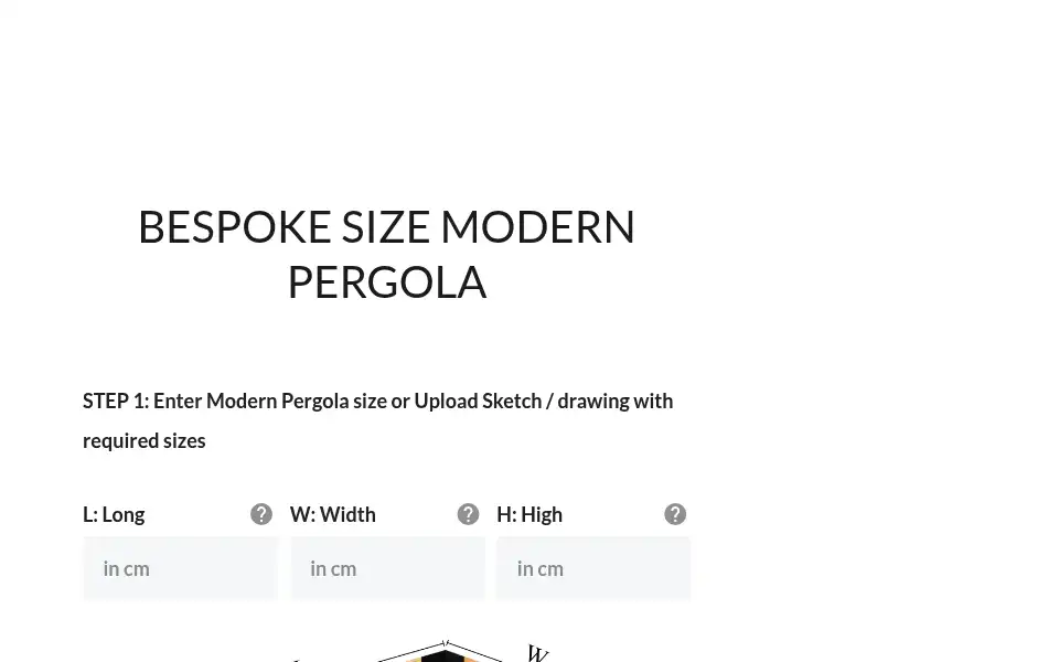 Screenshot of modernpergola.co.uk