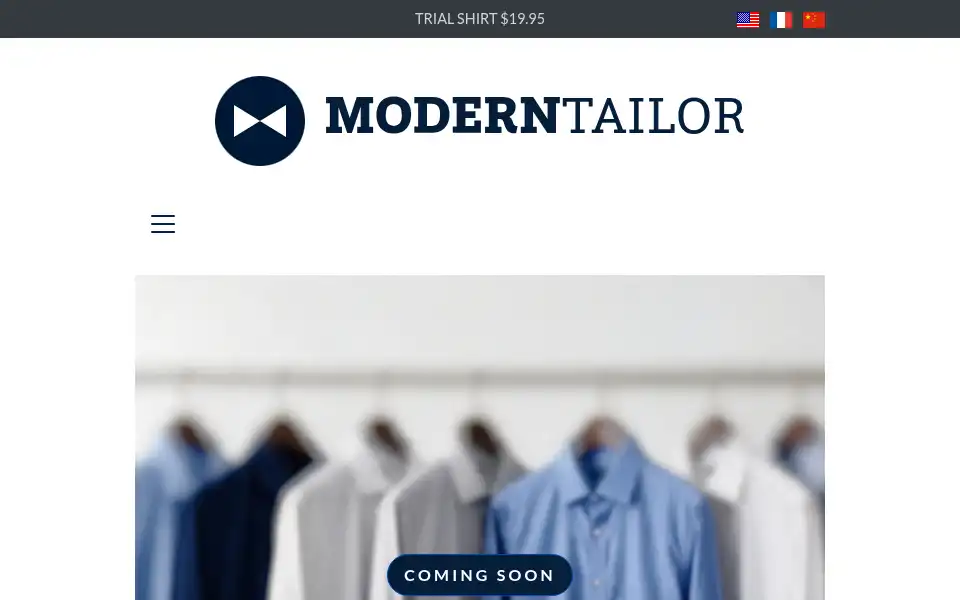 Screenshot of moderntailor.com