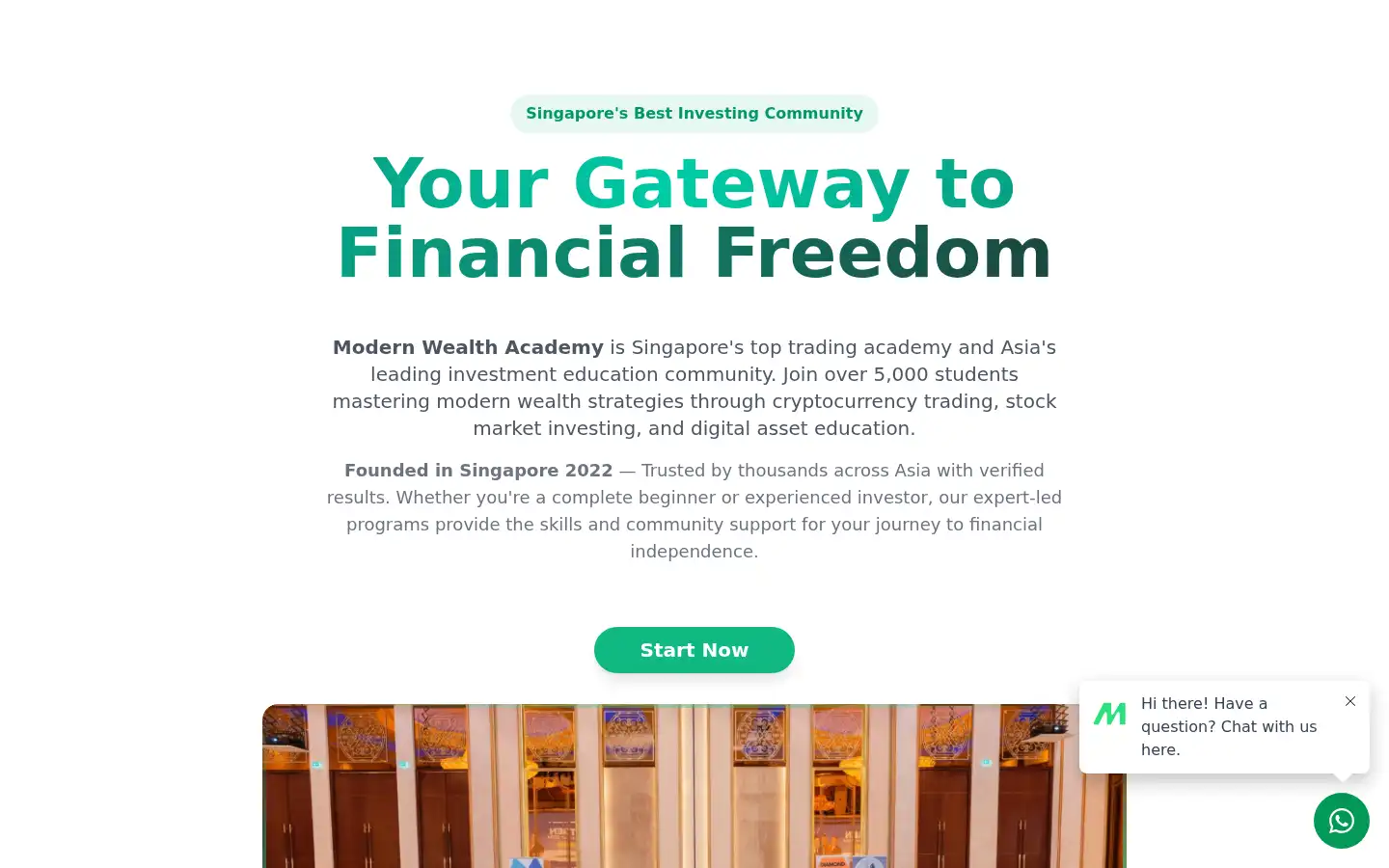 Screenshot of modernwealth.academy