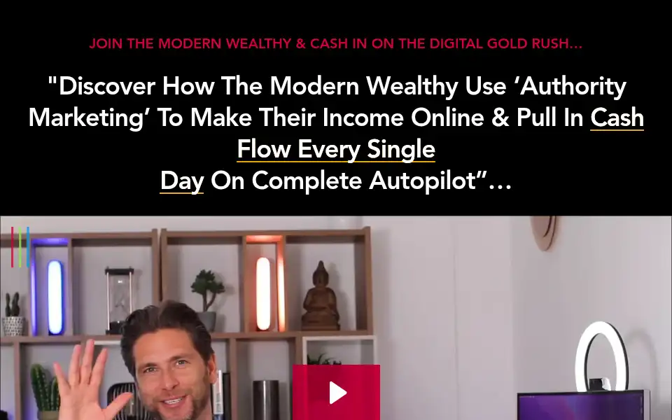 Screenshot of modernwealthy.com