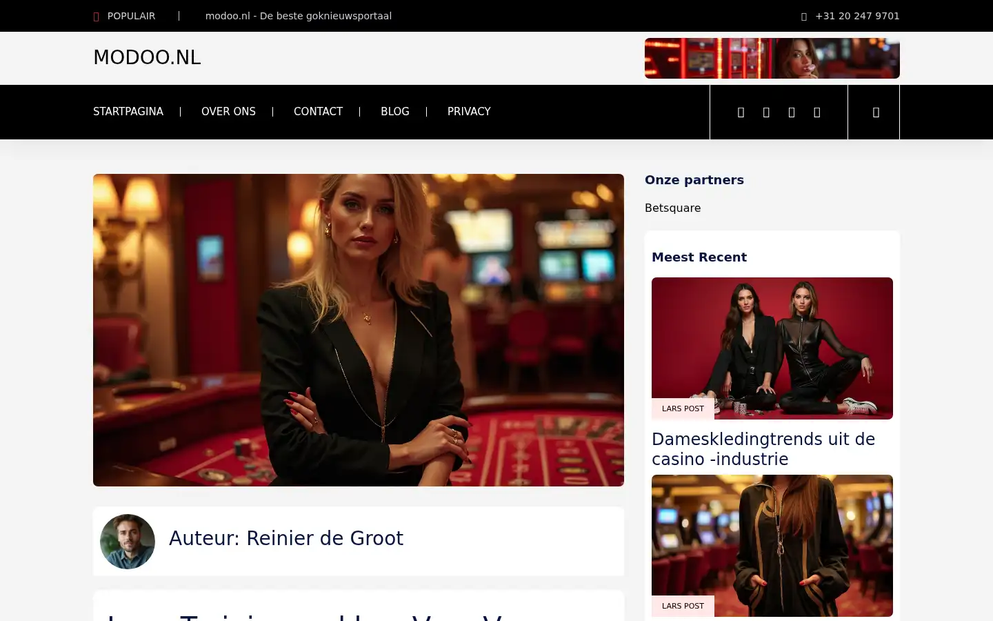 Screenshot of modoo.nl