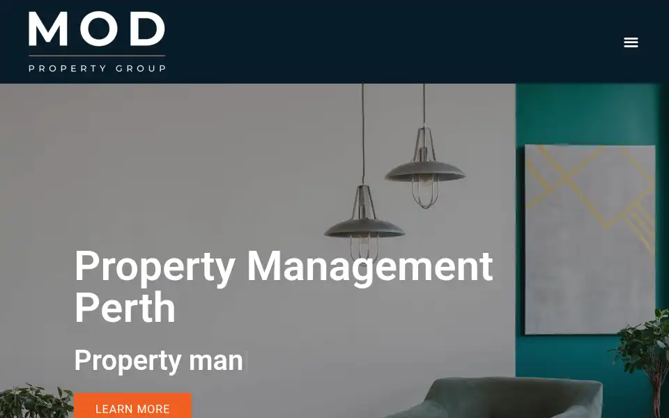 Screenshot of modpropertygroup.com.au
