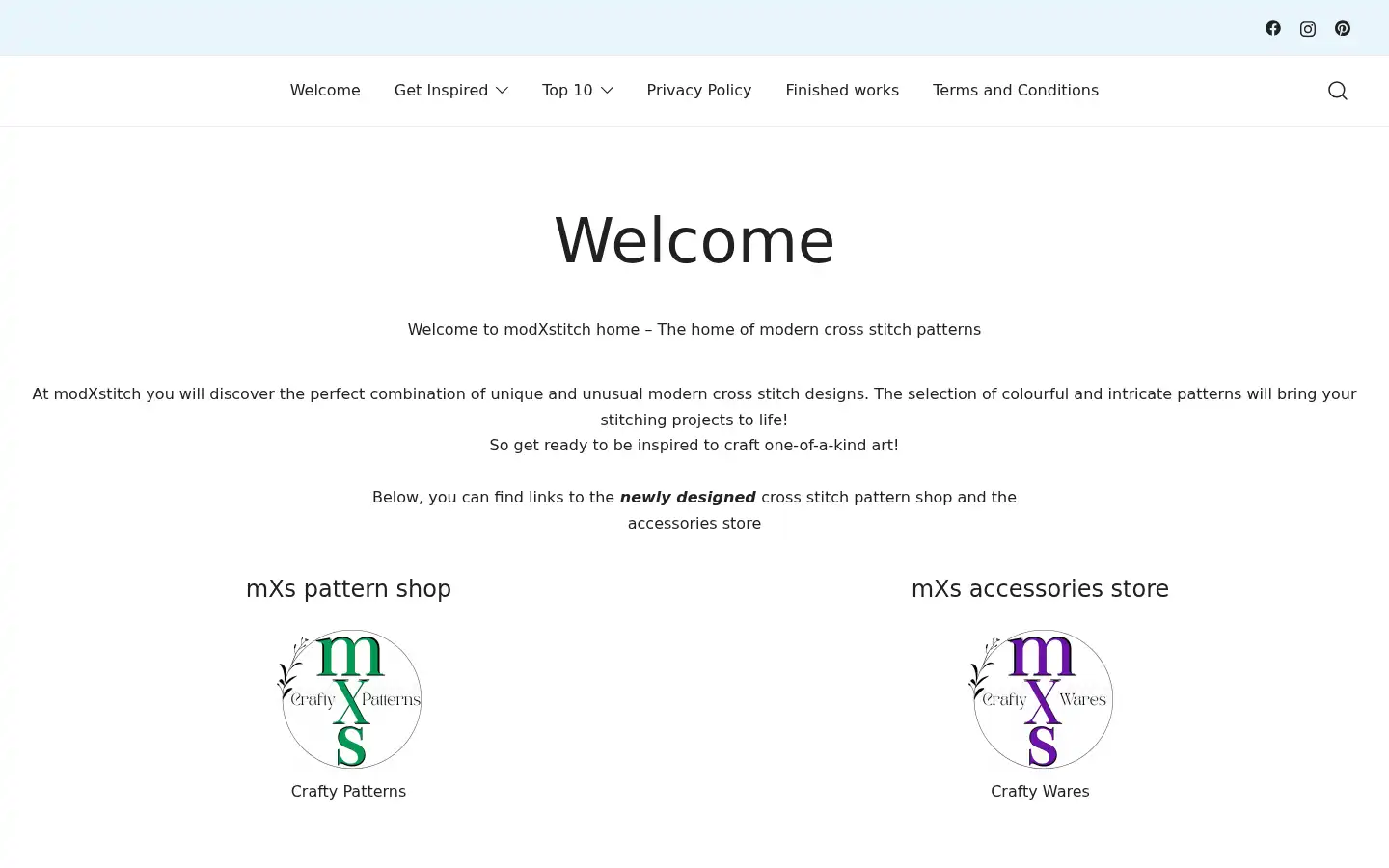 Screenshot of modxstitch.com
