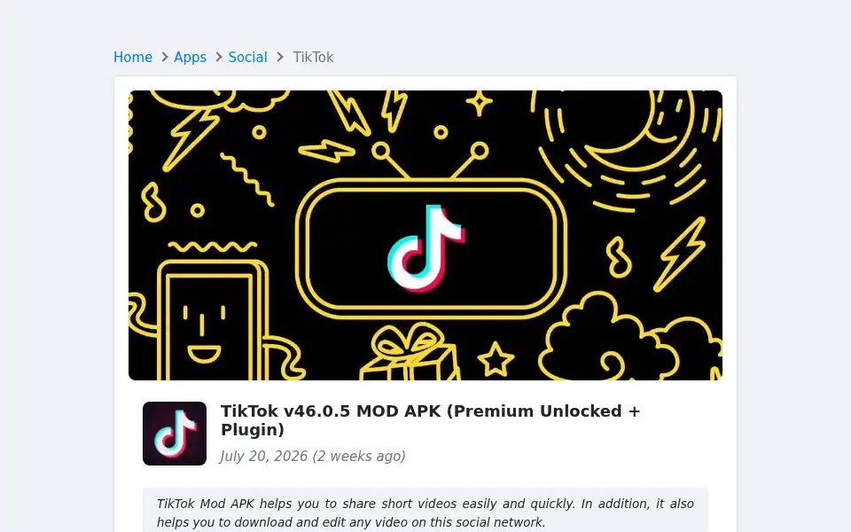 Screenshot of modyolo.com