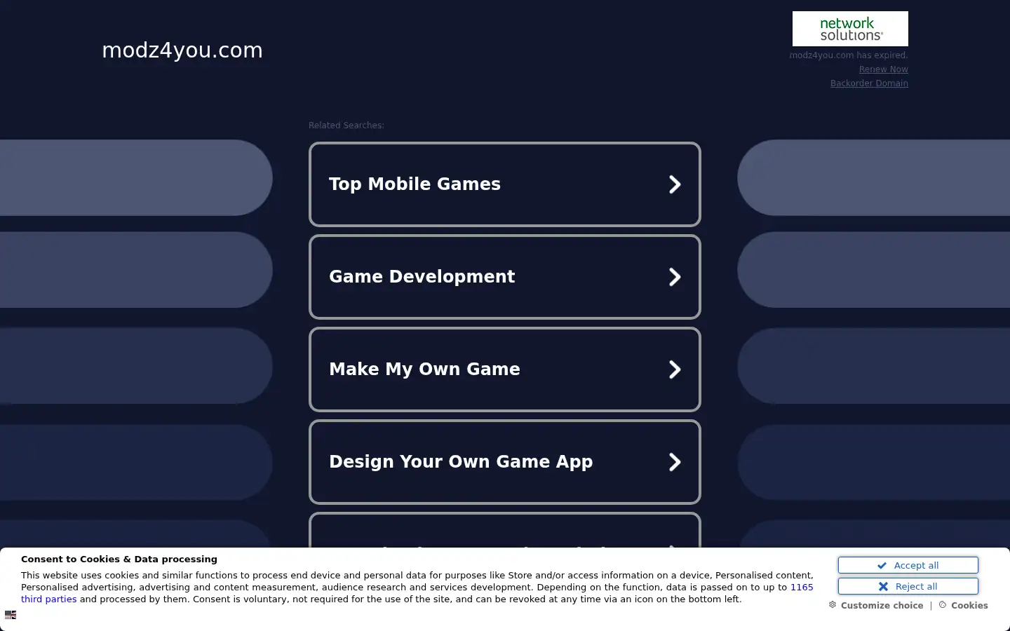 Screenshot of modz4you.com