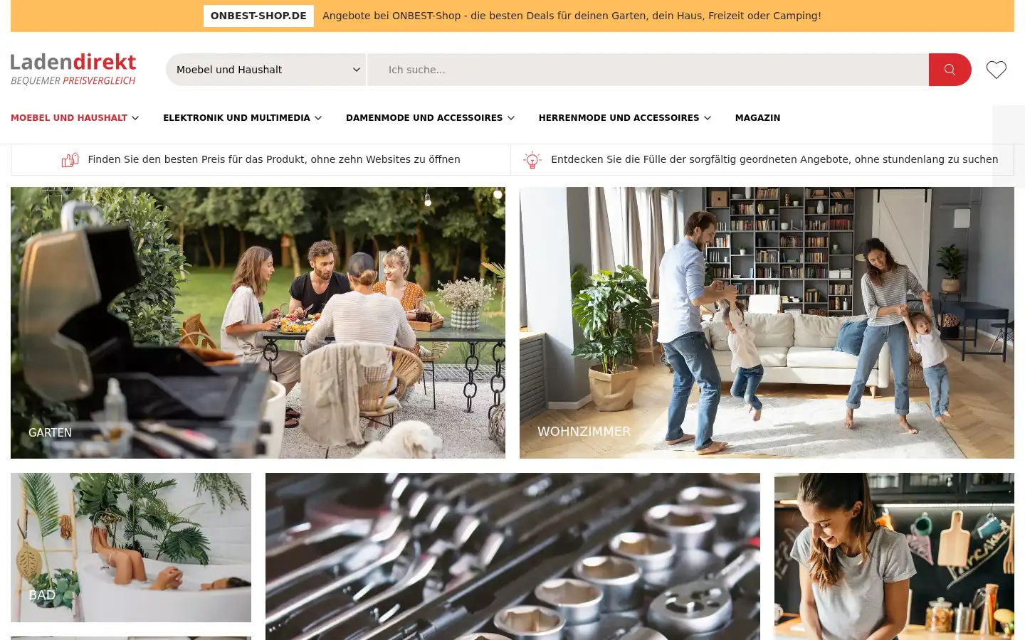 Screenshot of moebel.ladendirekt.de