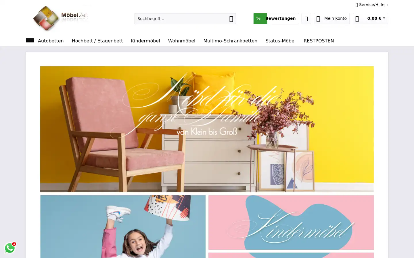Screenshot of moebel-zeit.com